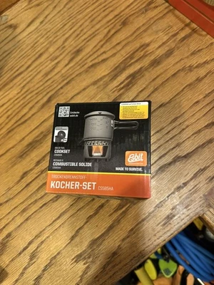 Juego de cocina Esbit cocina camping mochilero estufa quemador CAJA ABIERTA NUEVO CS585HA Foto 1 de 4
