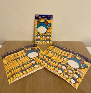 VTG Pokemon Marill Sticker Time Stickers LOT OF 20 PACKS (40 total sheets) NEW - Picture 1 of 4