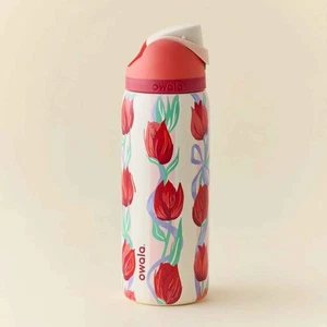 Bouquet de tulipán Owala UO 32 OZ exclusivo FreeSip botella de agua Owala NUEVO - Imagen 1 de 2