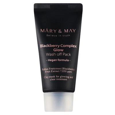 Mary&May Vegan Blackberry Complex Glow Wash Off Mask 30g / Korean Cosmetics - Image 1 of 2