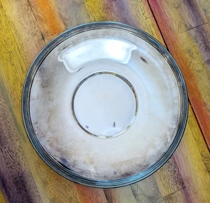 ⭐Vintage Reed & Barton Silver-plate Ambassador Collection Beaded Bread Dish 2403 - Picture 1 of 8
