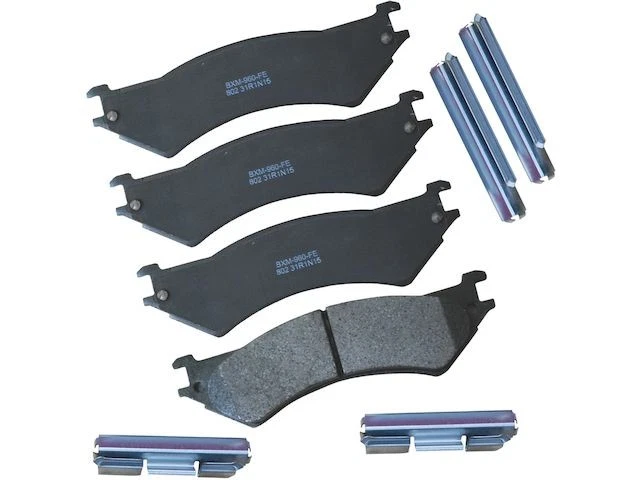 Rear Brake Pad Set For 2003-2005 Ford E350 Club Wagon 2004 GC725BQ - Image 1 of 1