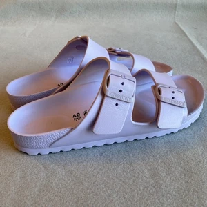 Women’s Birkenstock Eva Lilac Purple Arizona Sandals Size 40 Women’s Size 9 - Picture 1 of 9