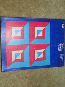 1981 Chrysler Vans Sportman Voyager Front Sections Service Manual - Picture 1 of 1