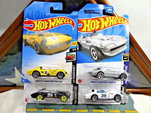 Hot Wheels Corvette Grand Sport Roadster Lot of 4 Versions - AWESOME!!!