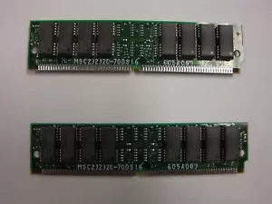 Vintage OKI 8M 2X32 72Pin FPM Non-Parity Memory MSC23232C-70DS16 Rare Collect - Picture 1 of 3