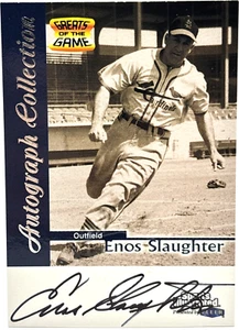1999 Fleer Sports Illustrated - Enos Slaughter - On-Card Autograph Cardinals - Picture 1 of 2
