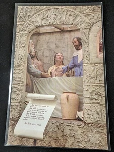 Biblical Gardens Wisconsin Vintage Postcard Unposted The Last Supper - Picture 1 of 2