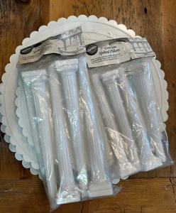 Wilton 3 Tier Cake Stand Vintage Cake Decor 14", 13", 10" Separators & Pillars - Picture 1 of 8