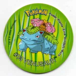 #03 VENUSAUR TAZO Nº53 POKEMON TAZOS 2 COLECCION 2000 MATUTANO / TASTY - Imagen 1 de 2