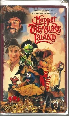Muppet Treasure Island VHS 1996 Tim Curry Billy Connolly Kevin Bishop Jim Henson - Imagem 1 de 4