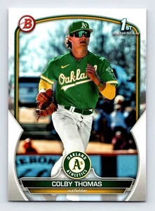 2023 Bowman 1ST Colby Thomas #BP-32 Baseball Oakland Athletics - Picture 1 of 2