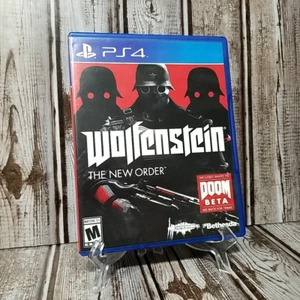 Wolfenstein The New Order (Sony PlayStation 4, 2014) PS4 Completo CIB con Insertos - Imagen 1 de 11