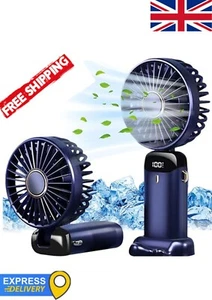 Jsdoin Ventilatore Portatile, USB Ricaricabile, Multivelocità,Per Casa,Viaggi - Foto 1 di 7