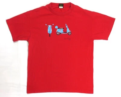 Camiseta Paul Frank Vintage 2002 Y2K Julius ciclomotor EE. UU. Todo Algodón Foto 1 de 4