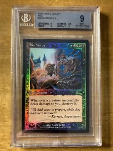 MTG✨NO MERCY FOIL✨Urza’s Legacy BGS 9 MINT RARE Enchantment TEDIN ART Low POP ! - Picture 1 of 2