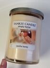 Yankee Candle Vanilla Honey Rare HTF Double Wick Large Jar. 