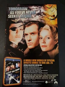 SKY CAPTAIN AND THE WORLD OF TOMORROW Angelina Jolie ~ Comic Page PRINT AD 2004 - Picture 1 of 1