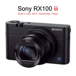 90% New Sony Cyber-shot DSC-RX100 III M3 Digital Camera with Wifi NFC ViewFinder - Picture 1 of 13