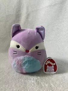 Valentine Squishmallow 8"" FAY FOX Herz Nase Plüschtier mit Etikett freistehend 2022 - Bild 1 von 10