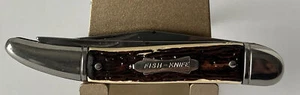 Vintage Fish-Knife by Colonial Prov. USA Folding Pocket Blade Excellent 1950’s - Picture 1 of 14