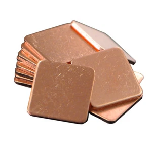 15x15x1mm Heatsink Copper Shim Thermal Pads for Laptop GPU CPU VGA 1pcs - Picture 1 of 4