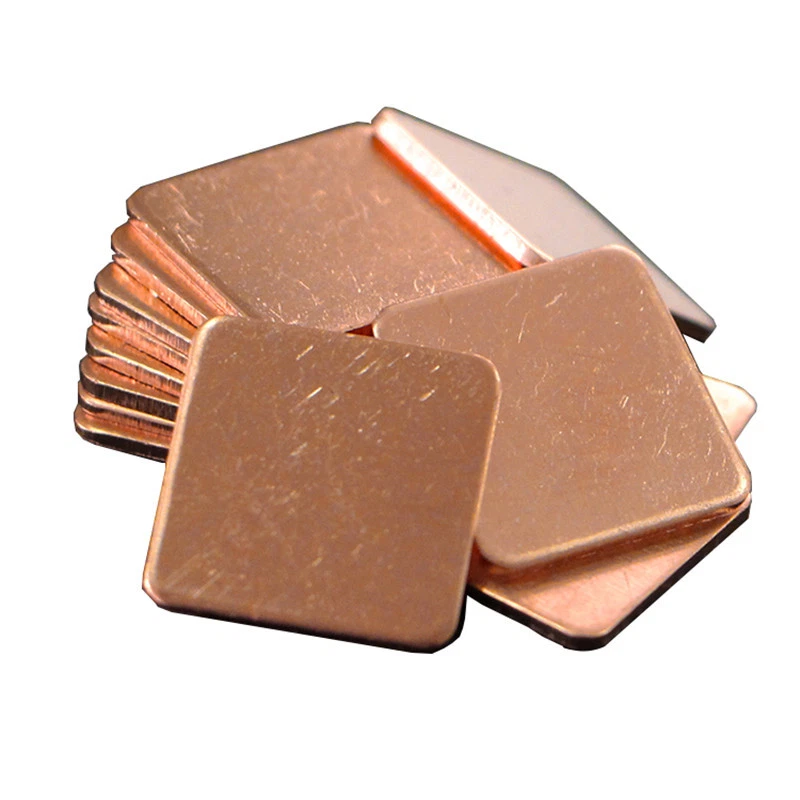 15x15x1mm Heatsink Copper Shim Thermal Pads for Laptop GPU CPU VGA 1pcs - Image 1 of 4