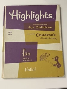 Highlights for Children April 1975 Vol 30 No 4 Monthly Book Hardcover - Imagen 1 de 3