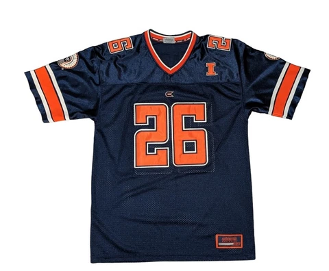 VTG Illinois Fighting Illini #26 Colosseum Football Jersey Chief Illiniwek Large Cover