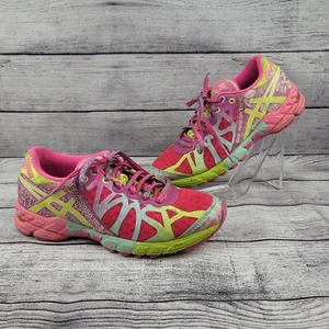 Asics Gel Noosa Tri 9 Women's Running Shoes Pink/Multicolor T458Q Size 5.5 - Picture 1 of 9