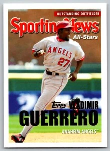 2005 Topps #360 Vladimir Guerrero Anaheim Angels - Picture 1 of 2