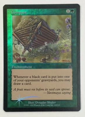 MTG COMPOST (FOIL) Urza's Destiny (OldManMTG 001-595) - Image 1 of 2