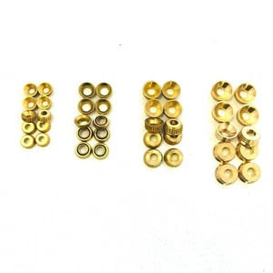 Solid Brass Turned Pattern Screw Cup Washers, Countersunk No.6 No.8 No.10 No.12 - Picture 1 of 5
