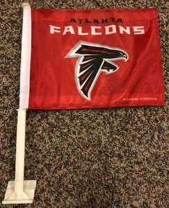 ATLANTA FALCONS LOGO 11X14 CAR flag superior GENUINE NFL Lic us seller - Picture 1 of 3