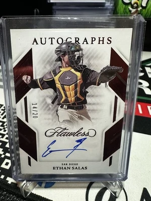 Panini Flawless Auto Ruby 2023/20 Ethan Salas #FA-ES Foto 1 de 2