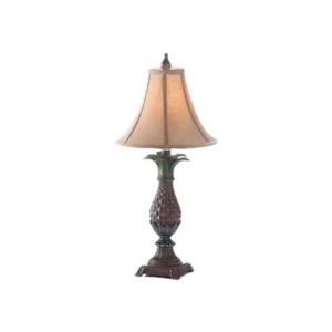 Classic Pineapple Table Lamp with Neutral Shade - Picture 1 of 1
