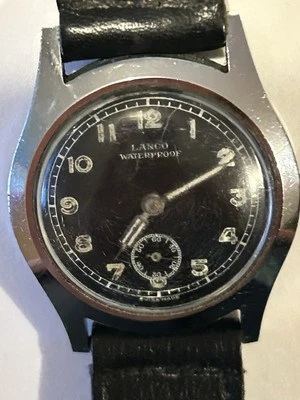 Reloj Militar Vintage Lanco Era Segunda Guerra Mundial Foto 1 de 4