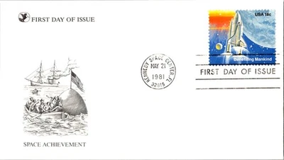 USPS Scott 1917 FDC Space Achievement Readers Digest c1981 - Image 1 of 4