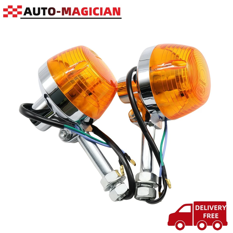 2PCS Rear Turn Signal Lights For Honda CT90 Trail S90 Super ST90 Trailsport Foto 1 de 4