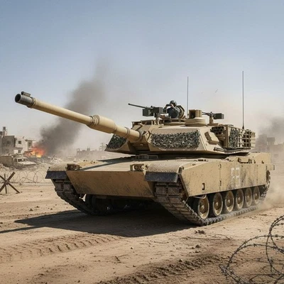 RC Panzer US Abrams M1A2 PRO  1:16 V7.0 Metallketten Metallfahrwerk - Bild 1 von 4