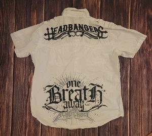 Blac Label Heaven & Hell Men's Button Up / Down Shirt Pockets Straps Size M or L - Picture 1 of 11