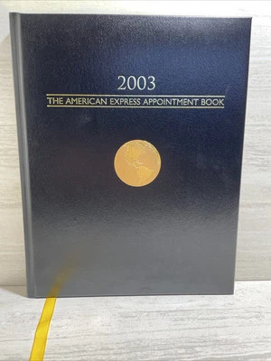 Libro de citas The American Express 2003 bordes dorados Foto 1 de 4