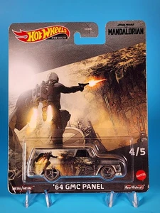 Hot Wheels Star Wars Mandalorian '64 1964 GMC Pannello Cultura Pop Disney NUOVO 2023 - Foto 1 di 16