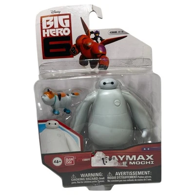 Disney Big Hero 6 Película 4.5 Pulgadas Alto Figura Blanco Baymax con Mochi 2015 Nuevo Foto 1 de 4