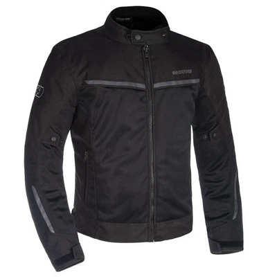 OXFORD ARIZONA 1.0 AIR MESH LADIES MOTORCYCLE MOTORBIBKE BIKE JACKET BLACK - Image 1 of 2