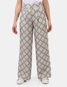 PANTALONE PANTALONI LARGO DONNA YES ZEE P349 YY00 VERDE ORIGINALE PE 2025 - Picture 1 of 5