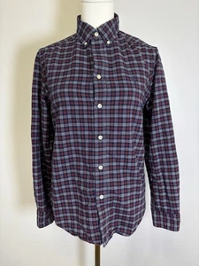 Camisa Ralph Lauren Niños 14-16 Abotonada Elegante Azul Marino Blanco - Imagen 1 de 4