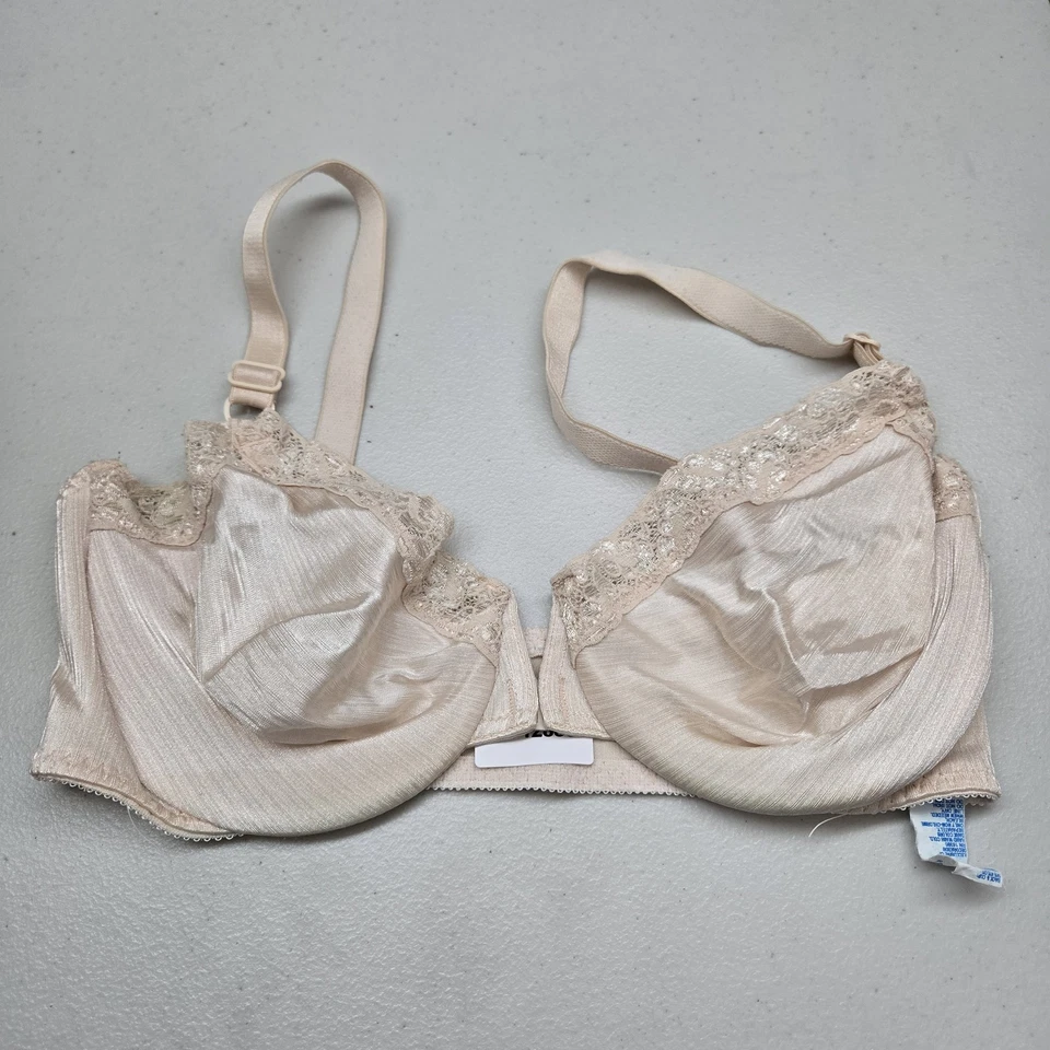 Sujetador Warner's Mujer 36D Beige SHINE ON T Camiseta Con Aros Correa de Encaje Foto 1 de 4