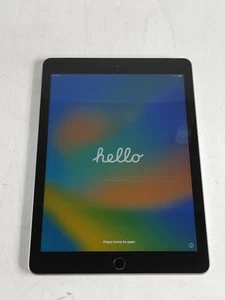 Apple iPad 5th Gen A1823 32 GB iOS 16.7.11 Space Gray ( Wi-Fi + 4G ) Unlocked - Picture 1 of 8