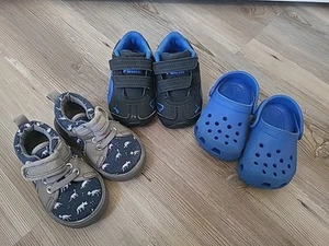 Lote de 3 Zapatos Sandalias Crocs Puma Infantil Bebé Niño Pequeño Talla 2/3 Bebé Niño - Imagen 1 de 5
